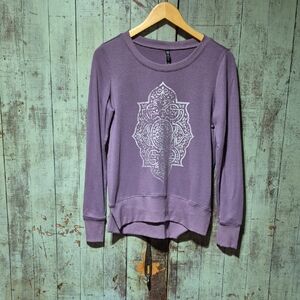 GAIAM Purple Mandala Sweatshirt